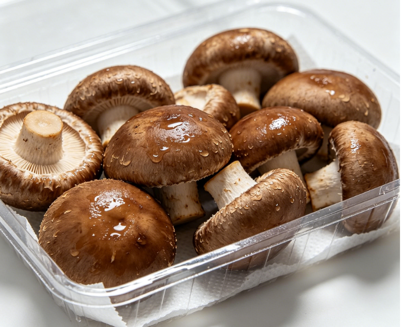 fresh shiitake mushrooms